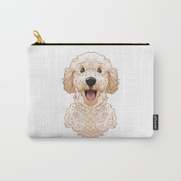 Golden Doodle Stylized Print, Pet Portrait, Memorial, and Gift Carry-All Pouch