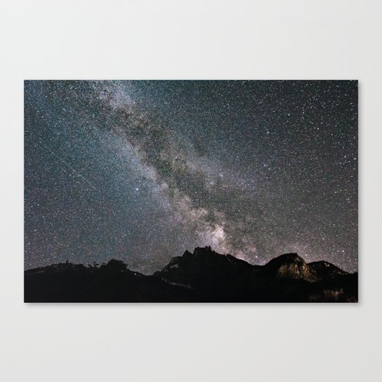 Night in Switzerland Canvas Print