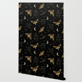 Death Head Moths Night Wallpaper