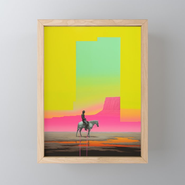 Neon West • Sour Diesel - v01 Framed Mini Art Print