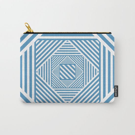 Blue & White Secret Passage Carry-All Pouch