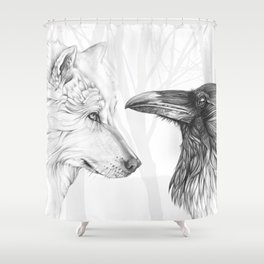 UNTIL WE MEET AGAIN  Shower Curtain