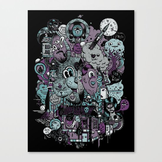Supernature In The City Of Poison Syrup And Hope Candy Canvas Print
