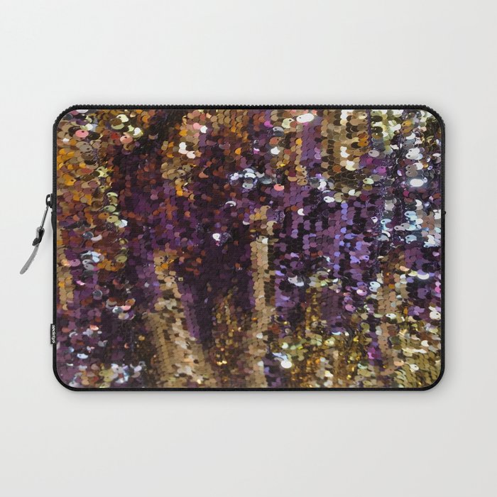PURPLE AND GOLD Laptop Sleeve
