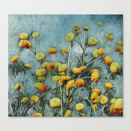 Summers Yellow Canvas Print