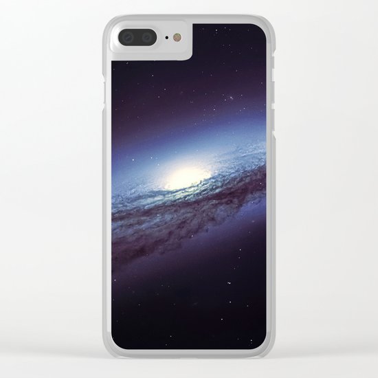 Spiral galaxy Clear iPhone Case