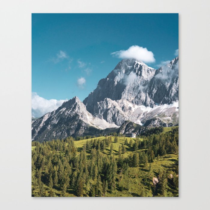 The mighty Dachstein  Canvas Print