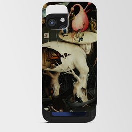 Remastered Art The Garden of Earthly Delights by Hieronymus Bosch Triptych 3 of 3 20210109 Detail 1 iPhone Card Case