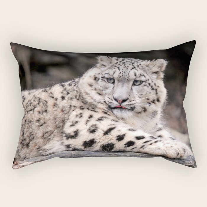 Snow best sale leopard pillows