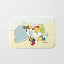 Great Pyrenees - Hide Me From that Puppy! Bath Mat | Greatpyreneestoys, Pyreneesblanket, Greatpyrenees, Greatpyreneesmug, Drawing, Dogdaycareart, Greatpyreneesgift, Pyreneesphonecase, Funnygreatpyrenees, Greatpyreneesnap 