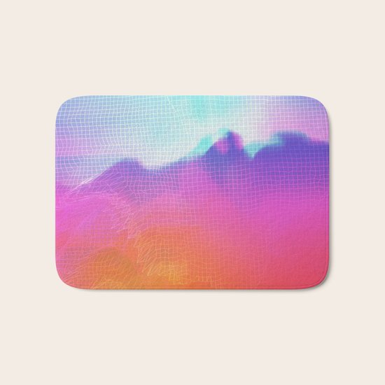 Glitch 04 Bath Mat
