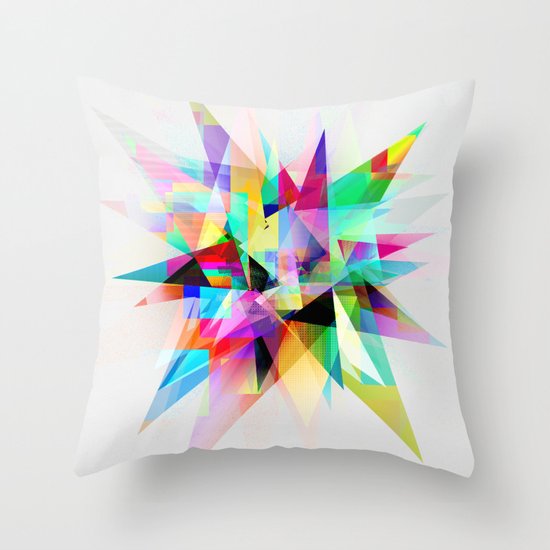 Colorful 3 Throw Pillow