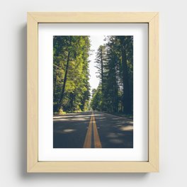 Middle of the lane - Support my small business Recessed Framed Print