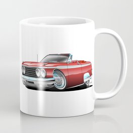 Early '60s Style American Classic Car Cartoon Coffee Mug