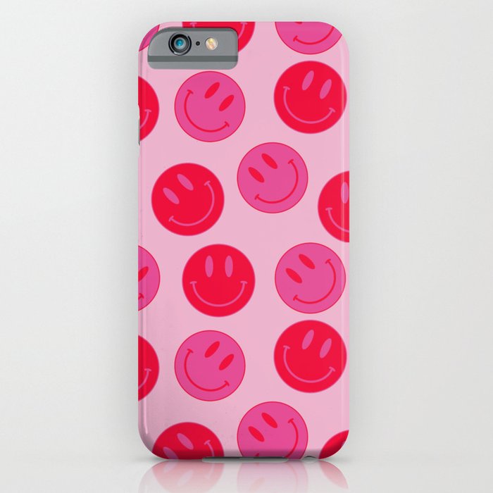 pink and red vsco star pattern iPhone Case for Sale by