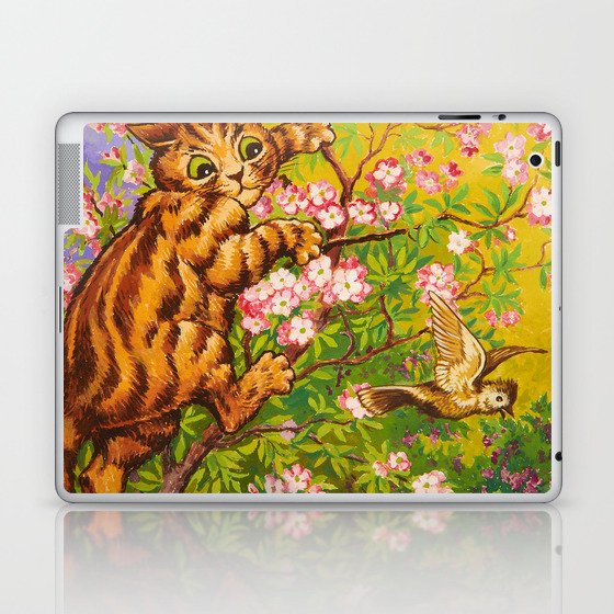 Missed by Louis Wain Laptop & iPad Skin