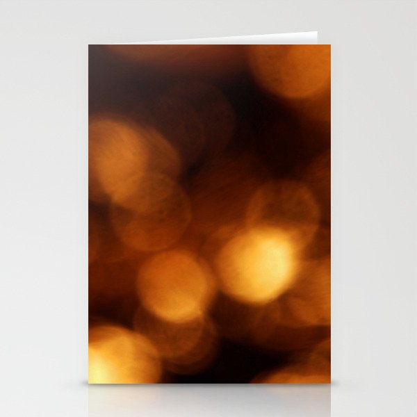 Light and golden circle 5 Stationery Cards