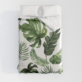 Tropical Leaf Duvet Cover