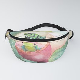 Cute tropical frogs Fanny Pack
