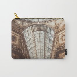 Galleria Vittorio Emanuele, Milan architecture, Milan landmark, italian building, glass dome Carry-All Pouch
