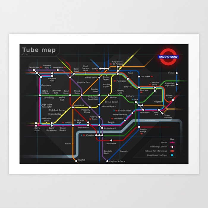 Alternate Tube Map Prints 