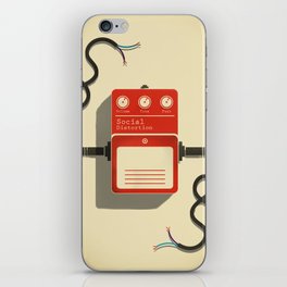 Social overdrive iPhone Skin