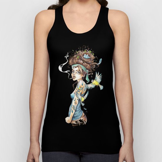 Birdbrain Unisex Tank Top