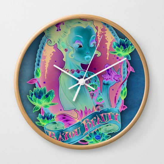 Bayou Beauty Wall Clock