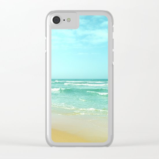 Vintage summer Clear iPhone Case