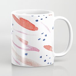 Blueberry Brush // Watercolor Pattern Coffee Mug