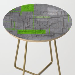 Abstract grey square Side Table