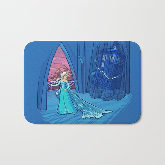 Frozen in Time and Space Bath Mat