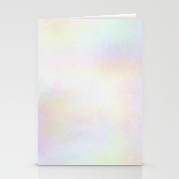 Rainbow wash texture Stationery Cards