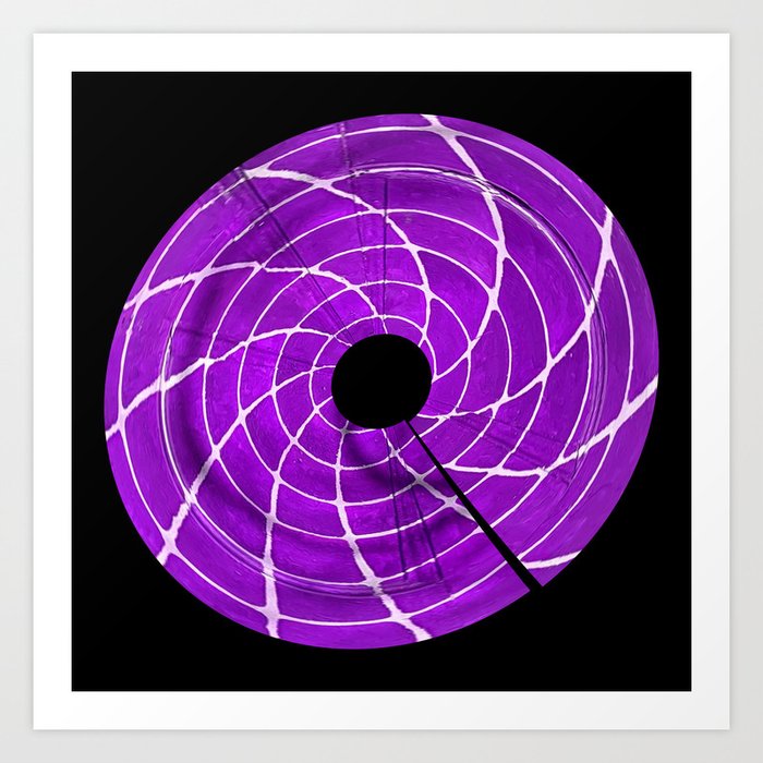 Purple Vortex Art Print