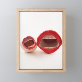Mouth Pots Framed Mini Art Print