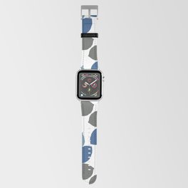 Viney White & Blue Apple Watch Band