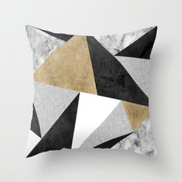 Triangles Are Never Boring Throw Pillow