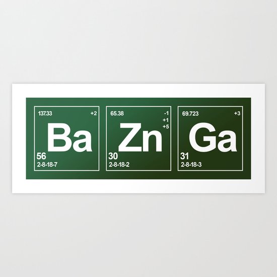 Breaking Bazinga Art Print