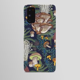 Dark mushroom forest Android Case