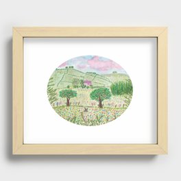 Irish landscape Recessed Framed Print