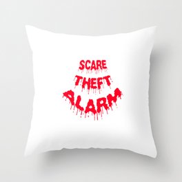 red scare Throw Pillow
