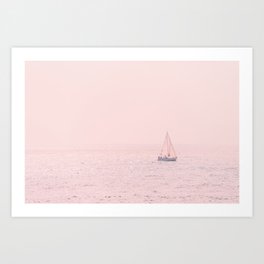 Sail to the dreamland and find your utopia  Art Print