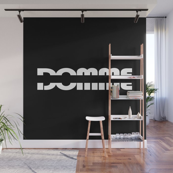 Text Domme Wall Mural