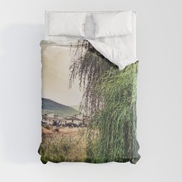 Willow and the suburbia Duvet Cover