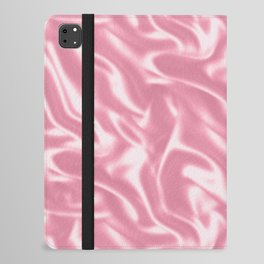 Luxury Pink Satin Silk Texture iPad Folio Case