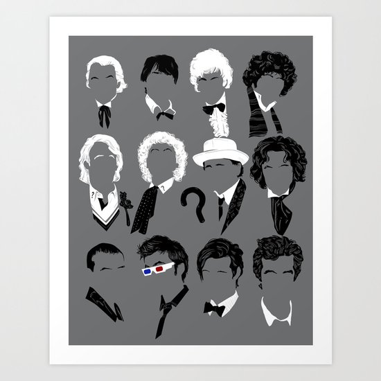 Twelve Doctors Art Print