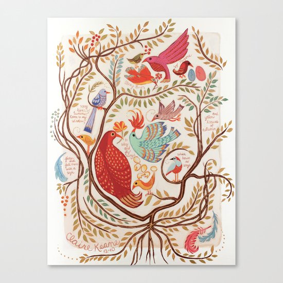 Stray Birds Canvas Print