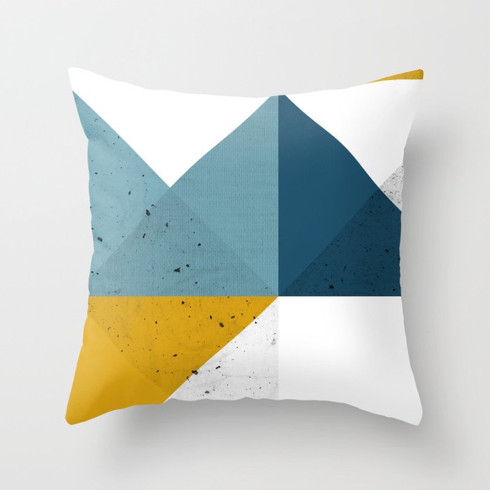 Modern Geometric 19 Throw Pillow