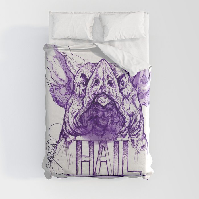 Hail Seitan Duvet Cover