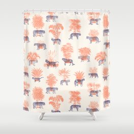 Where they Belong - Tigers Shower Curtain